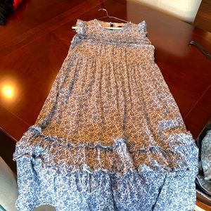 Universal Thread blue/white prairie dress